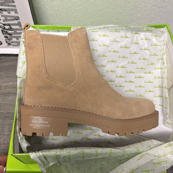 SAM EDELMAN JUSTINA LUG SOLE CHELSEA BOOT - Picture 4 of 4